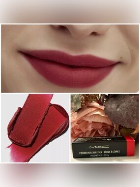MAC Powder Kiss Lipstick 935 Ruby New Matte Red Full Size NIB